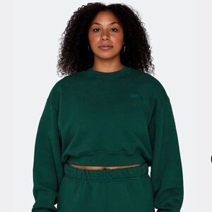 SET Active OG Sweats Fabric Mojito Cropped Crewneck